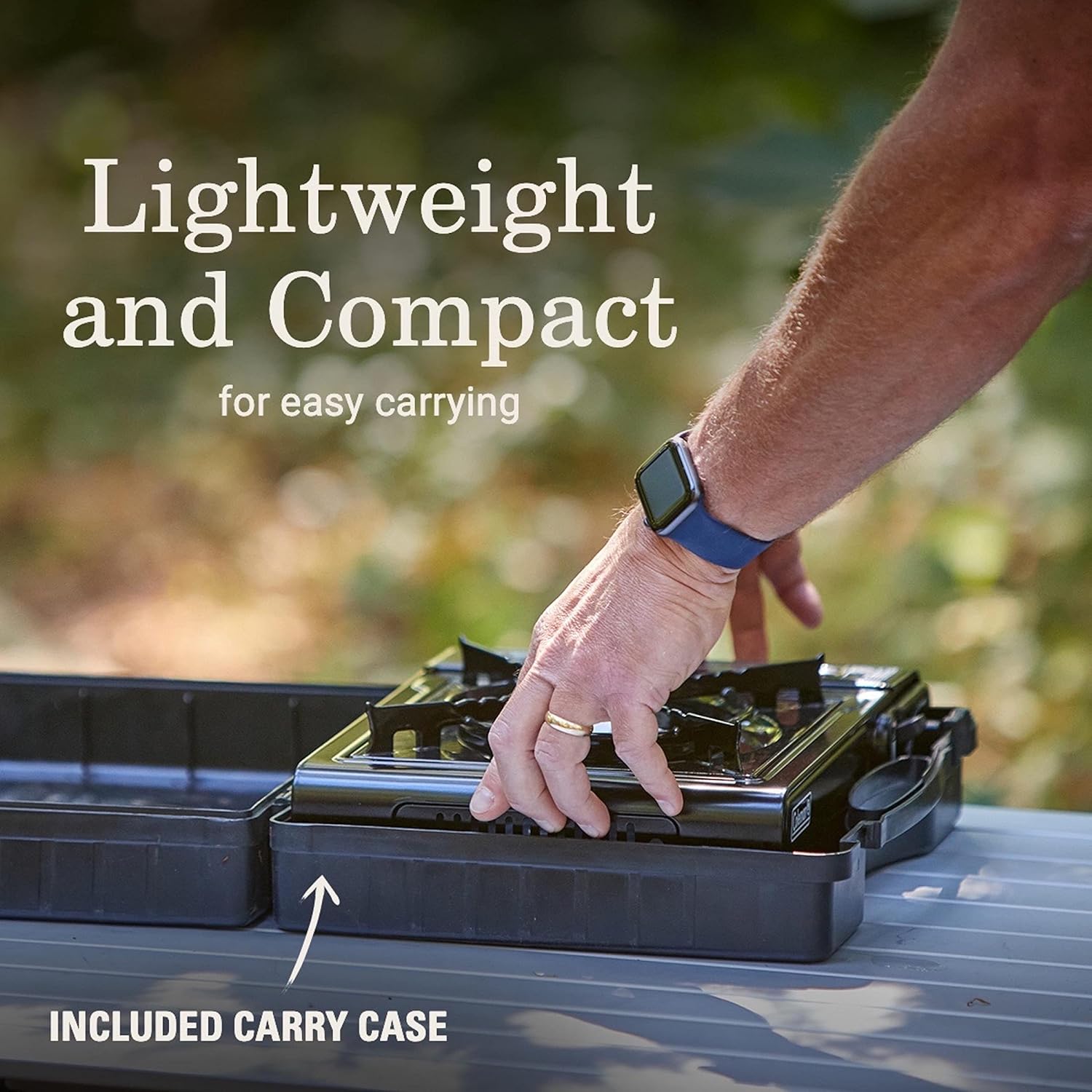 Coleman Classic 1-Burner Butane Stove, Portable Camping Cooktop with Carry Case & InstaStart Ignition, Adjustable Burner with 7650 BTUs of Power - Image 2