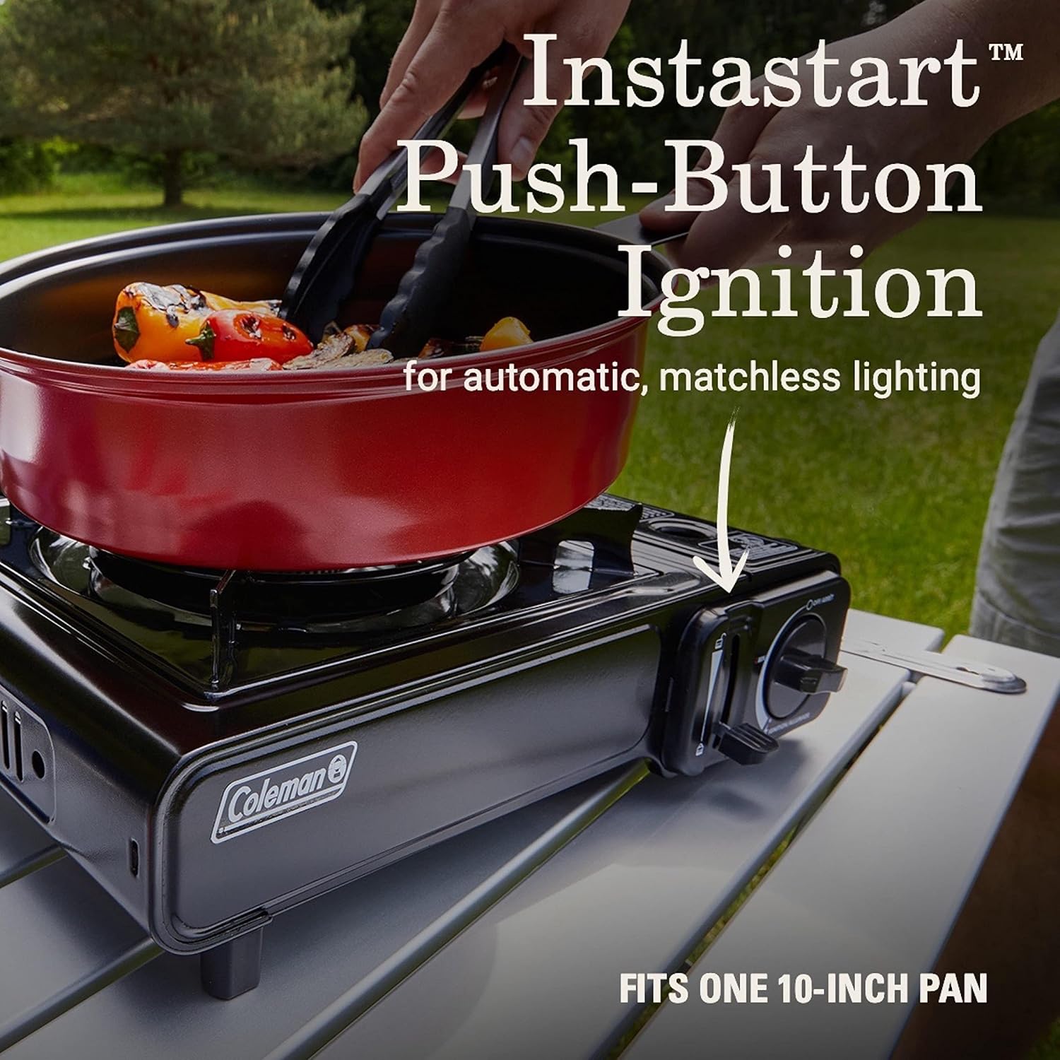 Coleman Classic 1-Burner Butane Stove, Portable Camping Cooktop with Carry Case & InstaStart Ignition, Adjustable Burner with 7650 BTUs of Power - Image 5