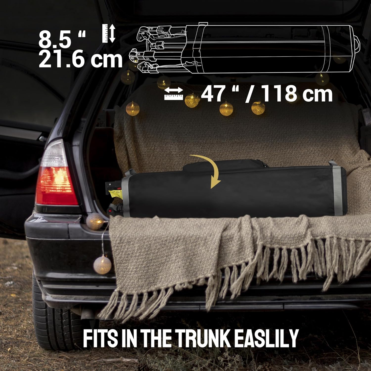 CROWN SHADES 10x10 Pop Up Canopy with 1 Side Wall - Beach Tent with One Push Setup - Outdoor Sun Shade for Events, Parties, Camping - Gazebo with STO-N-Go Cover Bag (White) - Image 9