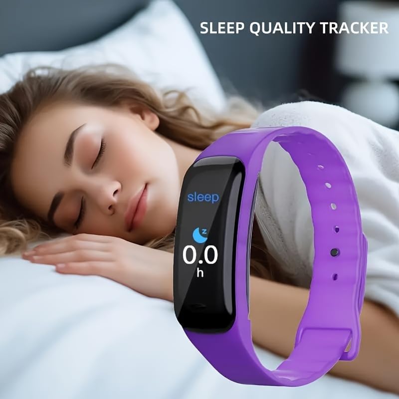 Smart Bracelet for Men Women IP68 Waterproof, 110+ Sport Modes, Fitness Activity Tracker, Heart Rate Sleep Monitor, Pedometer, Smart Watches for Android iOS, 2024  (Black) - Image 6