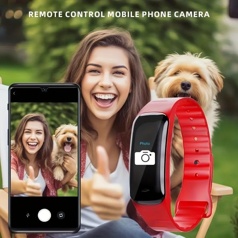 Smart Bracelet for Men Women IP68 Waterproof, 110+ Sport Modes, Fitness Activity Tracker, Heart Rate Sleep Monitor, Pedometer, Smart Watches for Android iOS, 2024  (Black) - Image 7