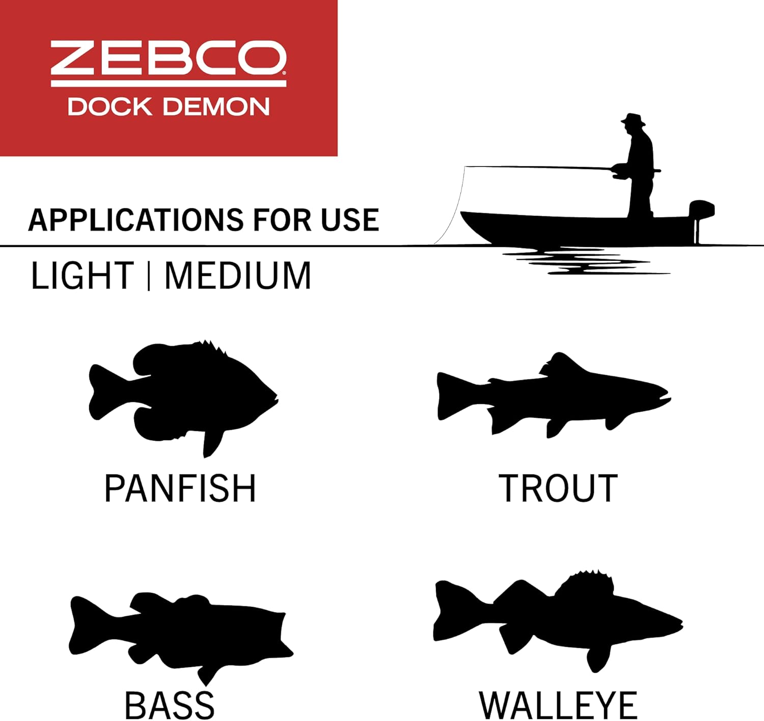 Zebco Dock Demon Spinning Reel or Spincast Reel and Fishing Rod Combo, 30-Inch Durable Fiberglass Rod, QuickSet Anti-Reverse Fishing Reel - Image 9